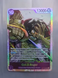 Gol.D.Roger OP13-064 SR Holo One Piece Card Carrying On His Will - Image 1