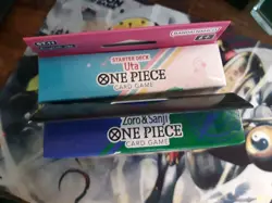 One Piece Card Game Starter Deck 11 & 12 English Uta, Zoro & Sanji Sealed - Image 3