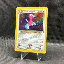 (LP+) Dark Porygon2 8 Holo Rare Neo Destiny Unlimited Vintage 2000 Pokemon Card - Image 2