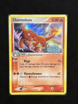 Charmeleon 29/100 Ex Crystal Guardians Reverse Holo Foil Stamped Pokemon Card HP - Image 1