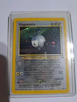 Pokemon TCG Magnemite 7/75 Neo Discovery Unlimited Edition Rare Holo Card - Image 1