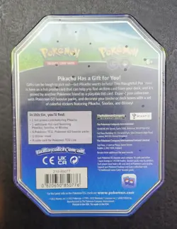 Pokemon Go Pikachu Tin - 2022 Factory Sealed - Pikachu Promo Card - Image 2