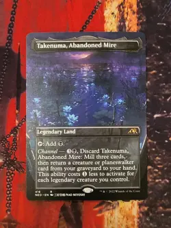 MTG Card: Takenuma, Abandoned Mire (Kamigawa: Neon Dynasty) BORDERLESS - Image 1