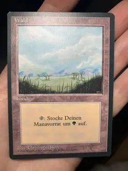 German FBB • Misprint Wald "Forest Plains" • NM / Unplayed • Mtg (14) - Image 1