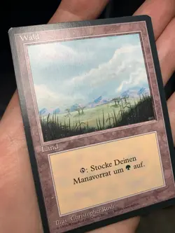 German FBB • Misprint Wald "Forest Plains" • NM / Unplayed • Mtg (14) - Image 2