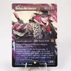 Ardyn, the Usurper 315 Borderless Foil Final Fantasy FIN MTG NM See Video - Image 1