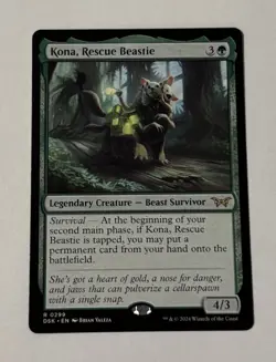MTG Kona, Rescue Beastie - Duskmourn: House of Horror LP - Image 1