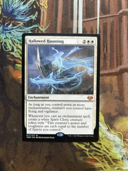 1x Hallowed Haunting NM-Mint, English Innistrad: Crimson Vow MTG Magic - Image 1