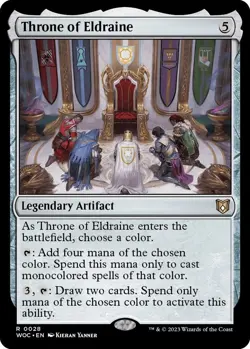 Throne of Eldraine Wilds of Eldraine Commander MTG - Near Mint Rare - Image 1