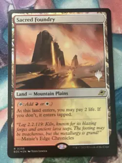 Sacred Foundry | Edge of Eternities Promos 256p | Near Mint - Image 1