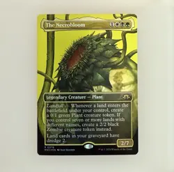 Magic the Gathering: The Necrobloom (Borderless) Modern Horizons 3 Foil NM - Image 1