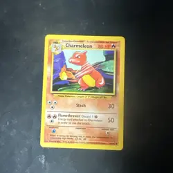 Pokemon TCG Charmeleon Base Set 24/102 Regular Unlimited Uncommon D11 - Image 1