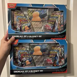 (2) Pokemon Snorlax Ex & Blissey Ex Special Collection Box (SEALED) Lot of 2. - Image 1