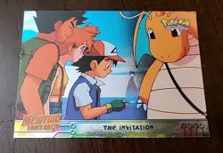 MP! HOLO FOIL - The Invitation #13 - Mewtwo Strikes Back Topps Pokemon - Image 1