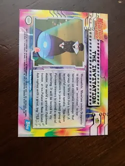 MP! HOLO FOIL - The Invitation #13 - Mewtwo Strikes Back Topps Pokemon - Image 3