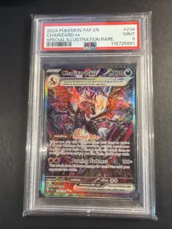 2024 Pokemon Scarlet & Violet Paldean Fates SIR Charizard EX #234 PSA 9 MINT - Image 1