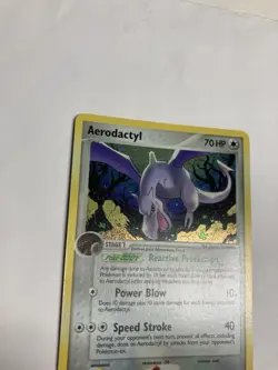 Pokemon TCG Aerodactyl 1/92 EX Legend Maker Holo Rare LP - Image 3