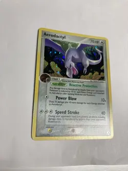 Pokemon TCG Aerodactyl 1/92 EX Legend Maker Holo Rare LP - Image 4