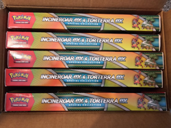 Pokemon TCG Incineroar ex & Torterra ex Special Collection Lot of 5 Sealed Boxes - Image 2