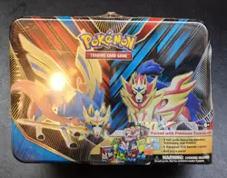 Pokemon Zacian & Zamazenta Collectors Chest Tin Lunch Box - Factory Sealed - Image 1