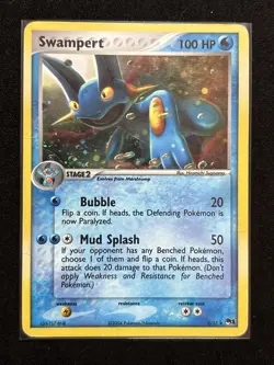 Pokemon TCG Swampert 5/17 Holo Rare POP Series 1 Promo English 2006 - Image 1