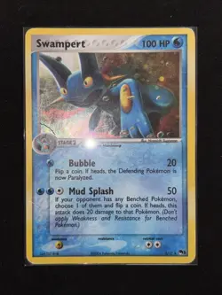 Pokemon TCG Swampert 5/17 Holo Rare POP Series 1 Promo English 2006 - Image 3