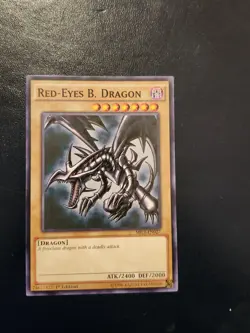Yugioh - Red-Eyes B. Dragon MIL1-EN027 1st Edition Common NM - Image 1