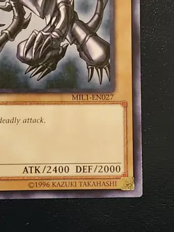 Yugioh - Red-Eyes B. Dragon MIL1-EN027 1st Edition Common NM - Image 4