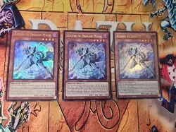 3x Keeper of Dragon Magic 1st Ed Ultra Rare CH01-EN018 X3 Playset NM - Image 1