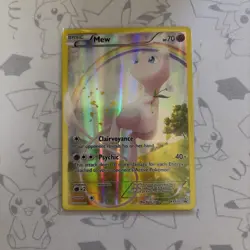 Mew XY110 Full Art Holo Black Star Promo Card 2016 NM Pokemon TCG - Image 1