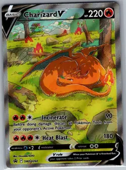 Charizard V - SWSH260 SWSH: Sword & Shield Promo Cards - Pokemon Card - NM - Image 1