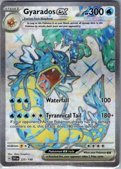 Gyarados ex 225/198 SV01: Scarlet & Violet Base Set - Pokemon Card - NM - Image 1
