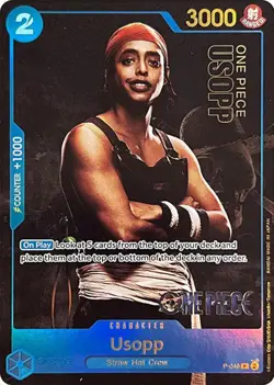 One Piece TCG P-049 Usopp Premium Card Collection Live Action - Image 1
