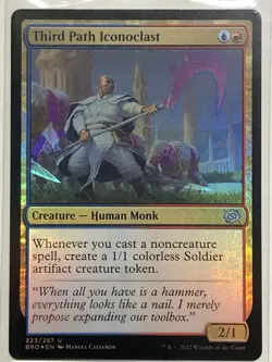 MTG TCG - Third Path Iconoclast 223/287 Foil BRO - NM (Free Shipping $5+) - Image 1