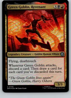 Green Goblin, Revenant FOIL SPM #130 MTG - Image 1