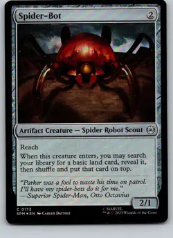 Spider-Bot Foil SPM #173 MTG - Image 1