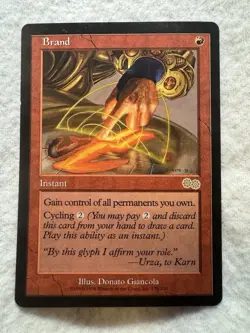 MTG - Brand - Urza's Saga - #176 Regular - LP - Rare - EN - Image 1