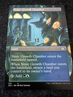 MTG Simic Growth Chamber x1- Borderless-Double Masters 2022-Lightly Played - Image 1