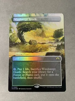 Windswept Heath (Borderless) Modern Horizons 3 Foil MTG NM - Image 1