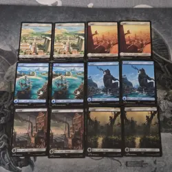 MTG Assassin's Creed• Full Art Land Mix Lot ▪ 12 - Image 1
