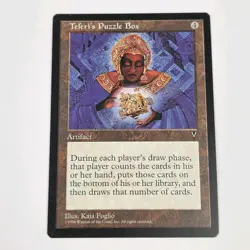Teferi's Puzzle Box Artifact Rare Card Magic The Gathering Visions LP - Image 1