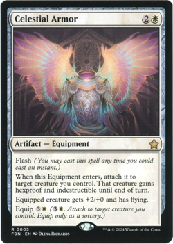 Celestial Armor - 0005 - Foundations - Magic the Gathering (MTG) - Image 1