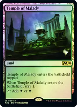 Temple of Malady - Foil - Promo Pack Light Play, English Magic the Gathering MTG - Image 1