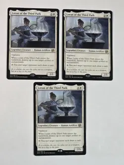 3x Loran Of The Third Path - The Brother's War - Near Mint - MTG - Image 1