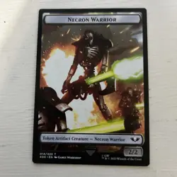 Necron Warrior / Insect 014/023 Token Surge Foil Warhammer 40k MTG LP - Image 1