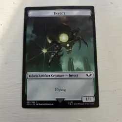 Necron Warrior / Insect 014/023 Token Surge Foil Warhammer 40k MTG LP - Image 2