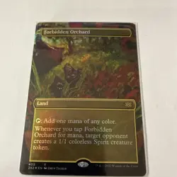 Mint/Near-Mint, English - 1 x MTG Forbidden Orchard - Foil - Borderless Double M - Image 1