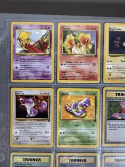 Pokemon TCG - Team Rocket (2000) Vintage Non-Holo -Uncommon Card Lot: 9 Cards NM - Image 3