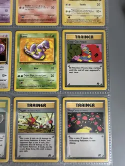 Pokemon TCG - Team Rocket (2000) Vintage Non-Holo -Uncommon Card Lot: 9 Cards NM - Image 5