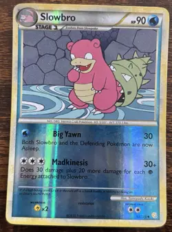 Slowbro #52 [Reverse Holo] - Pokemon HeartGold & SoulSilver - Lightly Played - Image 1